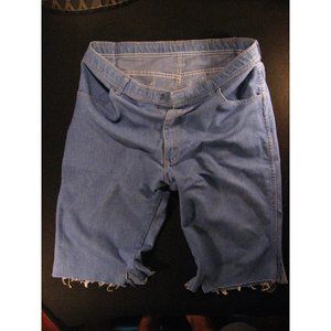 Wrangler Mens CUTOFF JEAN SHORTS 40 High Waisted W 37 MEASURED Burmuda